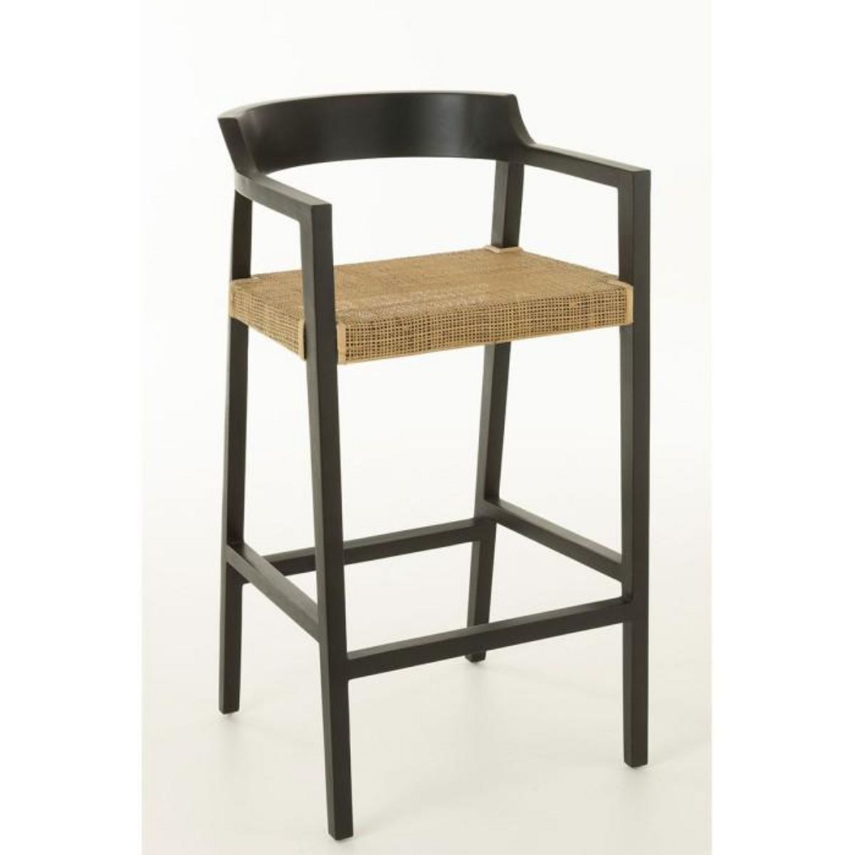 Paris Prix Tabouret de Bar Design  Sungkai  100cm Noir