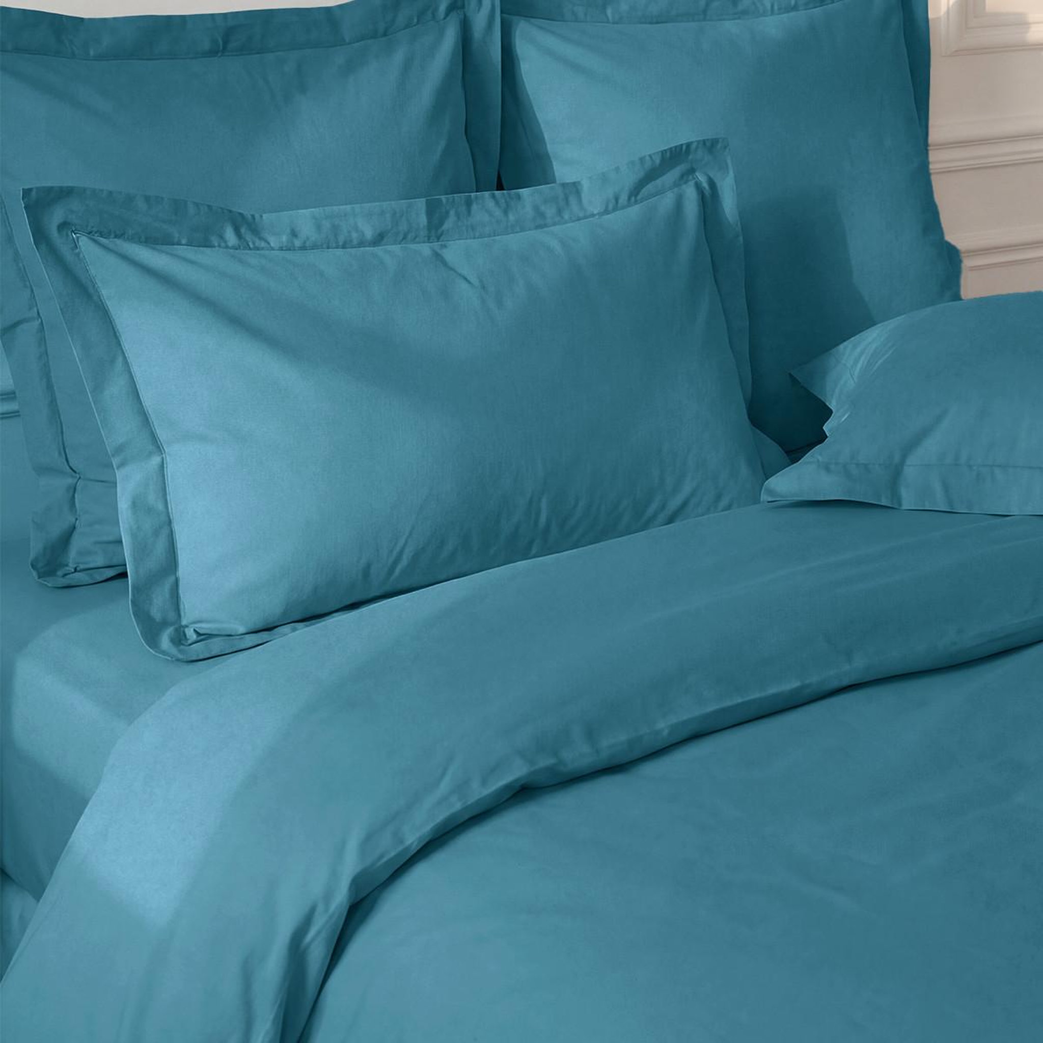 Voir la diapositive 3 : Sensei Maison Housse de couette en percale coton SOFT PERCALE