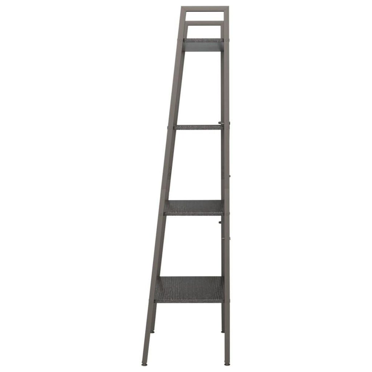 VIDAXL Etagere sur pied 4 niveaux Noir 56x35x140 cm