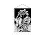 Voir la diapositive 1 : TOILINUX Toile murale imprimée palmier - 90 x 130 cm - Noir et blanc
