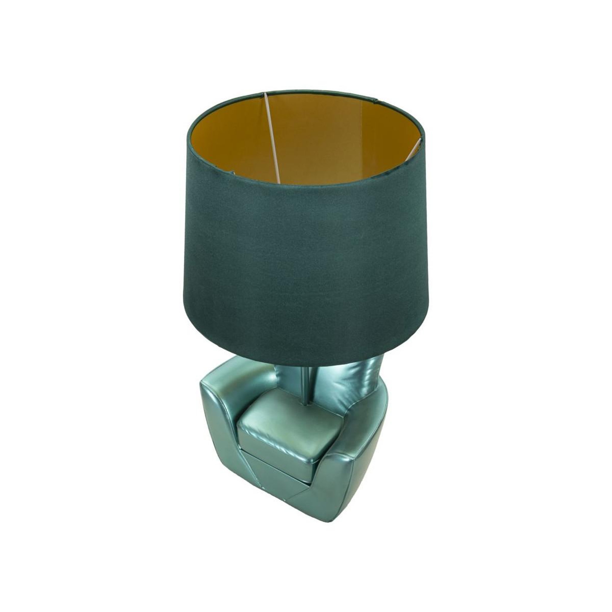 Voir la diapositive 5 : Paris Prix Lampe à poser déco  midcentury  43cm turquoise