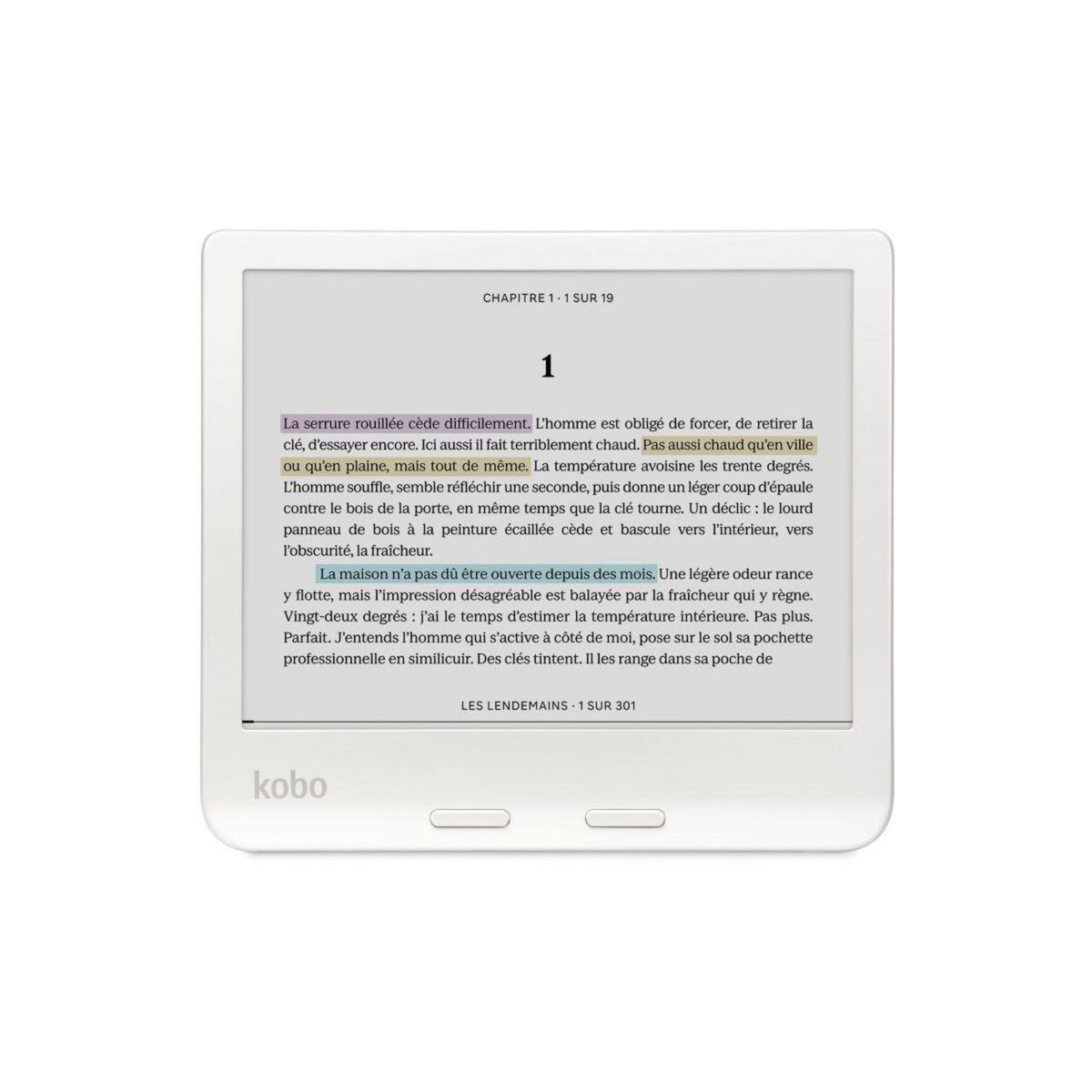 kobo Liseuse eBook Libra Colour Blanche