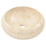 Voir la diapositive 4 : VIDAXL Lavabo 40 x 12 cm Marbre Creme