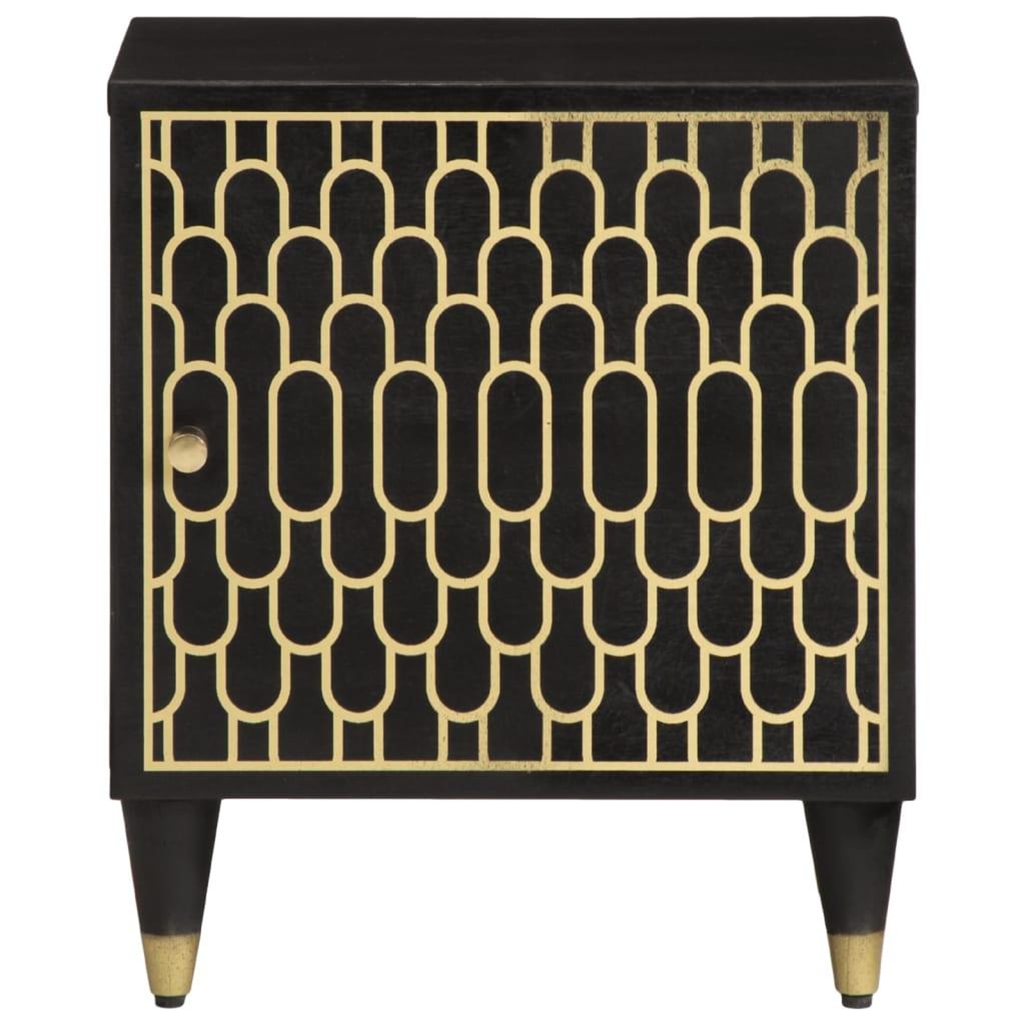 Voir la diapositive 3 : VIDAXL Table de chevet 40x33x46 cm Bois de manguier solide