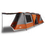 Voir la diapositive 4 : VIDAXL Tente de camping tunnel 4 personnes gris et orange impermeable