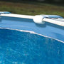 Voir la diapositive 5 : GRE Piscine hors sol acier ovale - Blanche - 7,44 x 3,99 x H 1,32 m - ATLANTIS