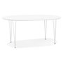 Voir la diapositive 2 : Paris Prix Table de Repas Extensible  Babao  120-220cm Blanc