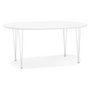 Voir la diapositive 2 : Paris Prix Table de Repas Extensible  Babao  120-220cm Blanc
