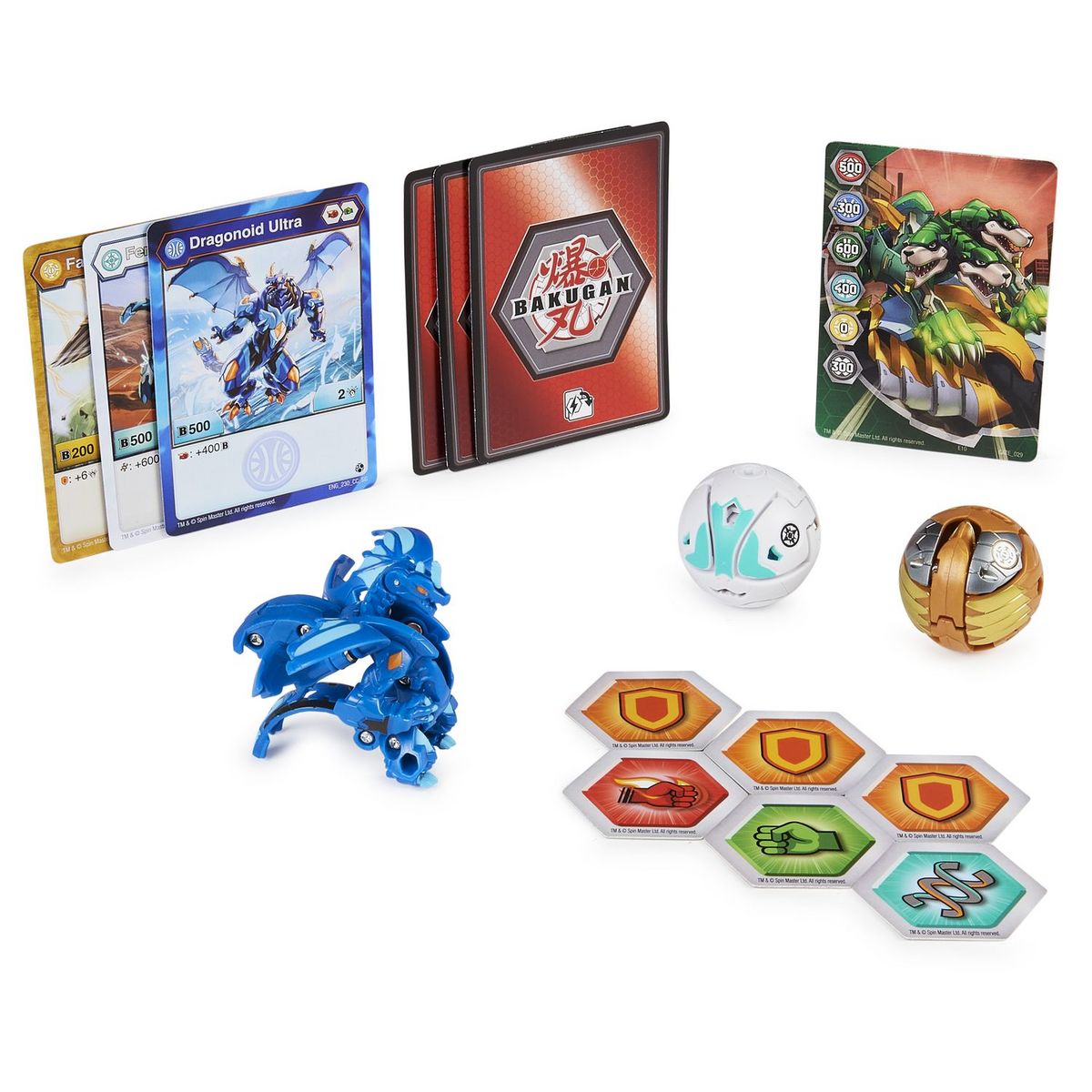 SPIN MASTER Starter pack Bakugan Dragonoïd - Falcron - Ferascal