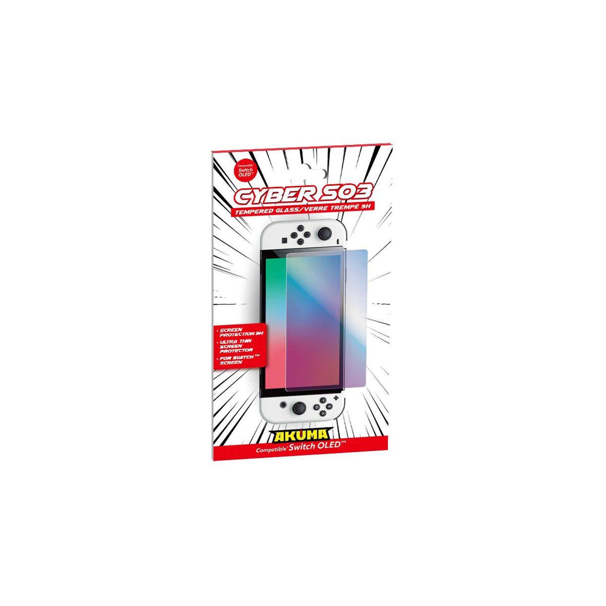AKUMA Protection écran verre trempe cyber s03