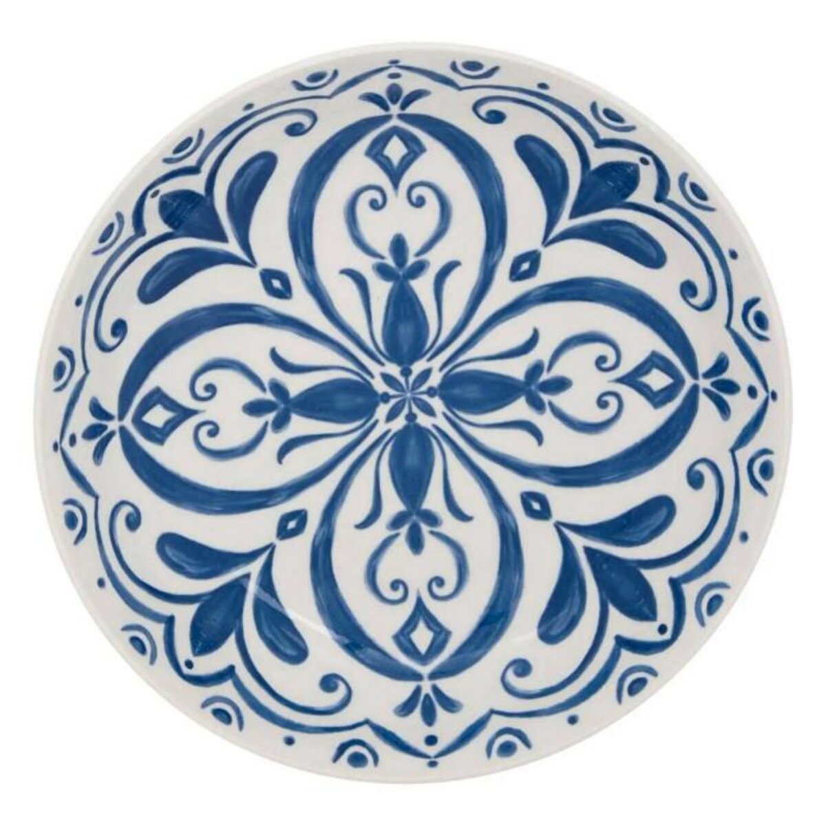 SECRET DE GOURMET Service de Table 12 Pièces  Manon  26cm Bleu