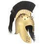 Voir la diapositive 1 : VIDAXL Casque de guerrier grec antique pour GN Laiton Acier