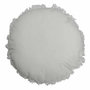 Voir la diapositive 1 : Paris Prix Coussin Rond en Velours  Rosta  50cm Blanc