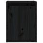 Voir la diapositive 5 : VIDAXL Armoires murales Noir 30x30x40 cm Bois de pin massif