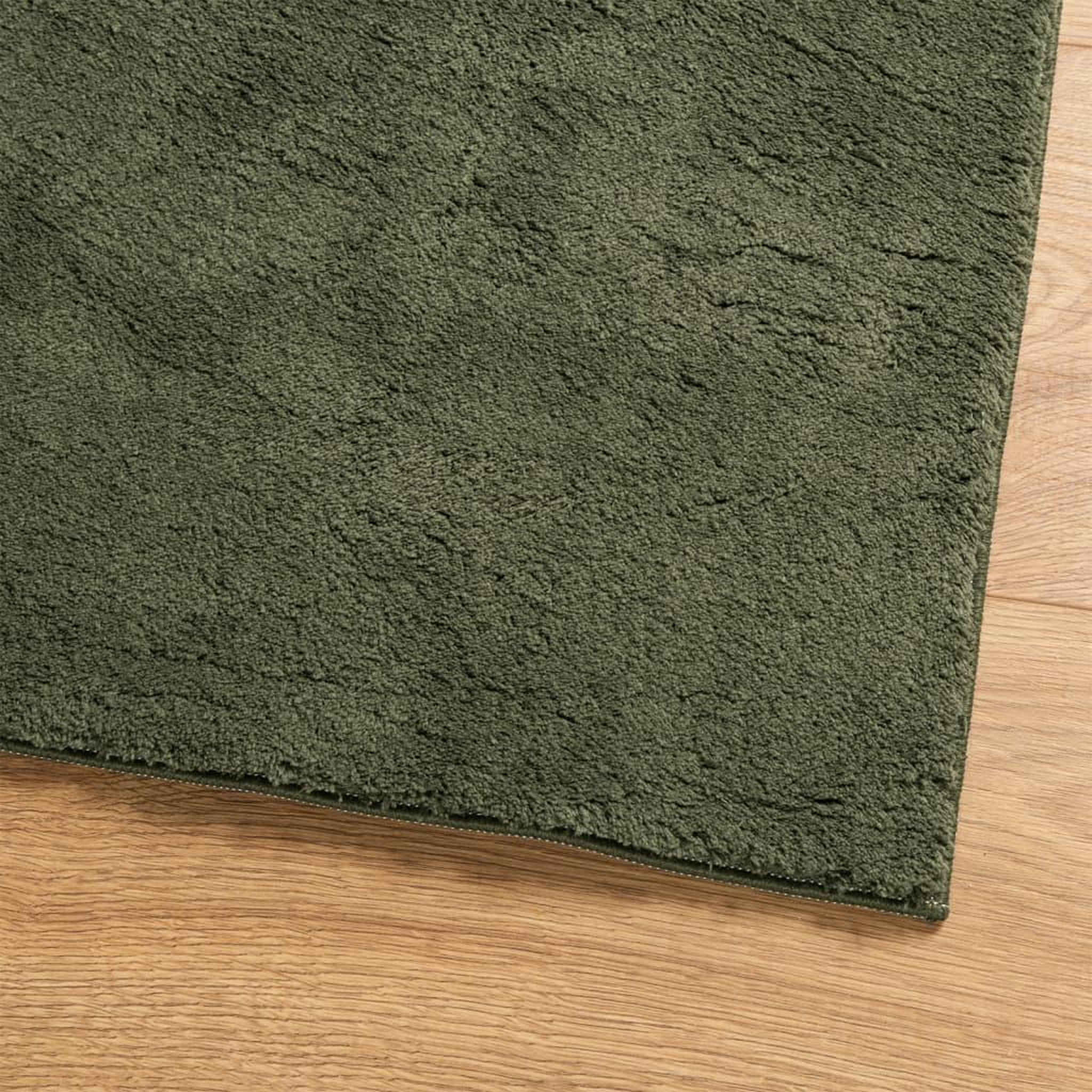 Voir la diapositive 4 : VIDAXL Tapis HUARTE a poils courts doux lavable vert foret 100x200 cm