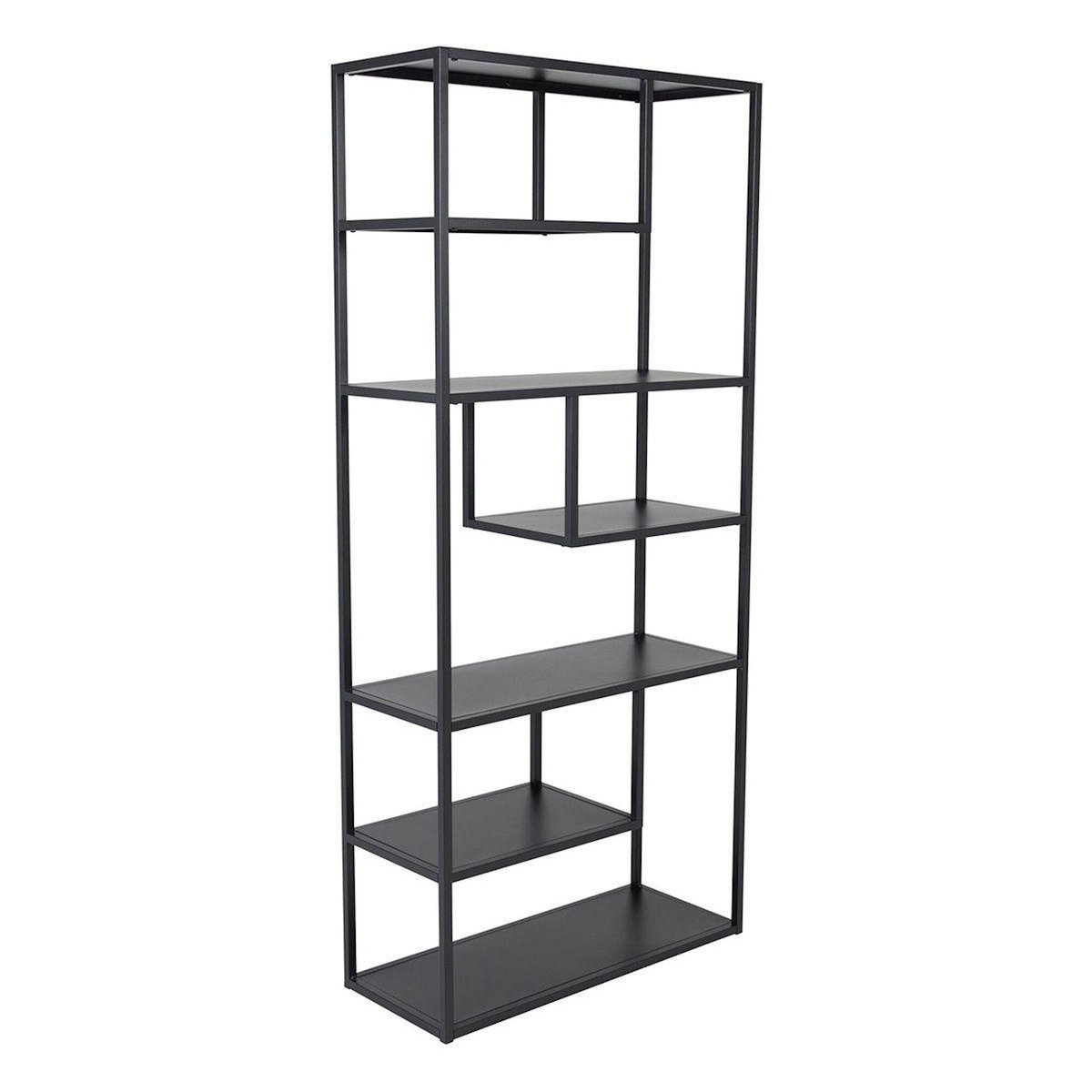 Paris Prix Étagère Bibliothèque 6 Niveaux  Staal  188cm Noir