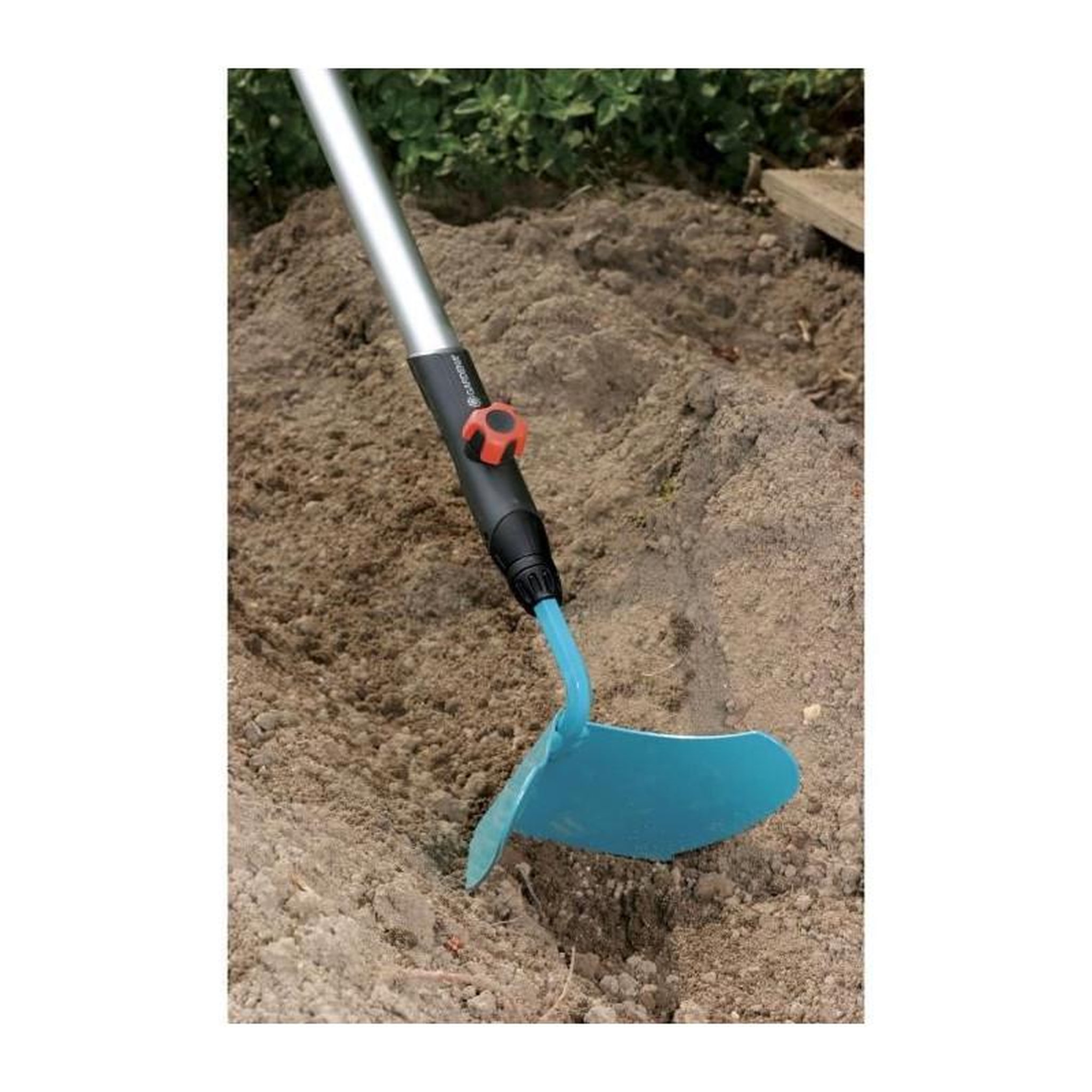 Voir la diapositive 3 : Gardena GARDENA Butteur-rayonneur 16cm Combisystem - Inox resistant corrosion - Outil de jardin desherbage - Garantie 25 ans 3118-20