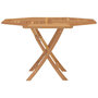Voir la diapositive 3 : VIDAXL Table pliable de jardin 110x110x75 cm bois massif de teck