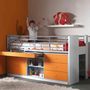Voir la diapositive 4 : Paris Prix Lit Combiné Enfant  Bonny  90x200cm Orange
