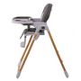 Voir la diapositive 3 : MIGO Chaise Haute évolutive EMMA MIGO Gris/bois