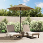 Voir la diapositive 1 : VIDAXL Parasol Taupe 200x224 cm Aluminium