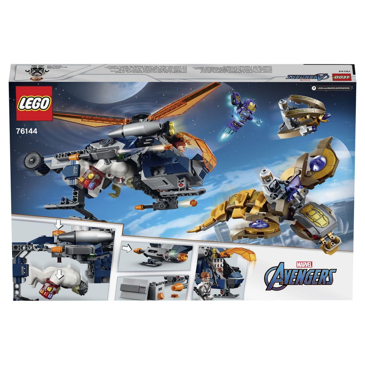 LEGO Marvel Avengers 76144 - L'hélicoptère des Avengers