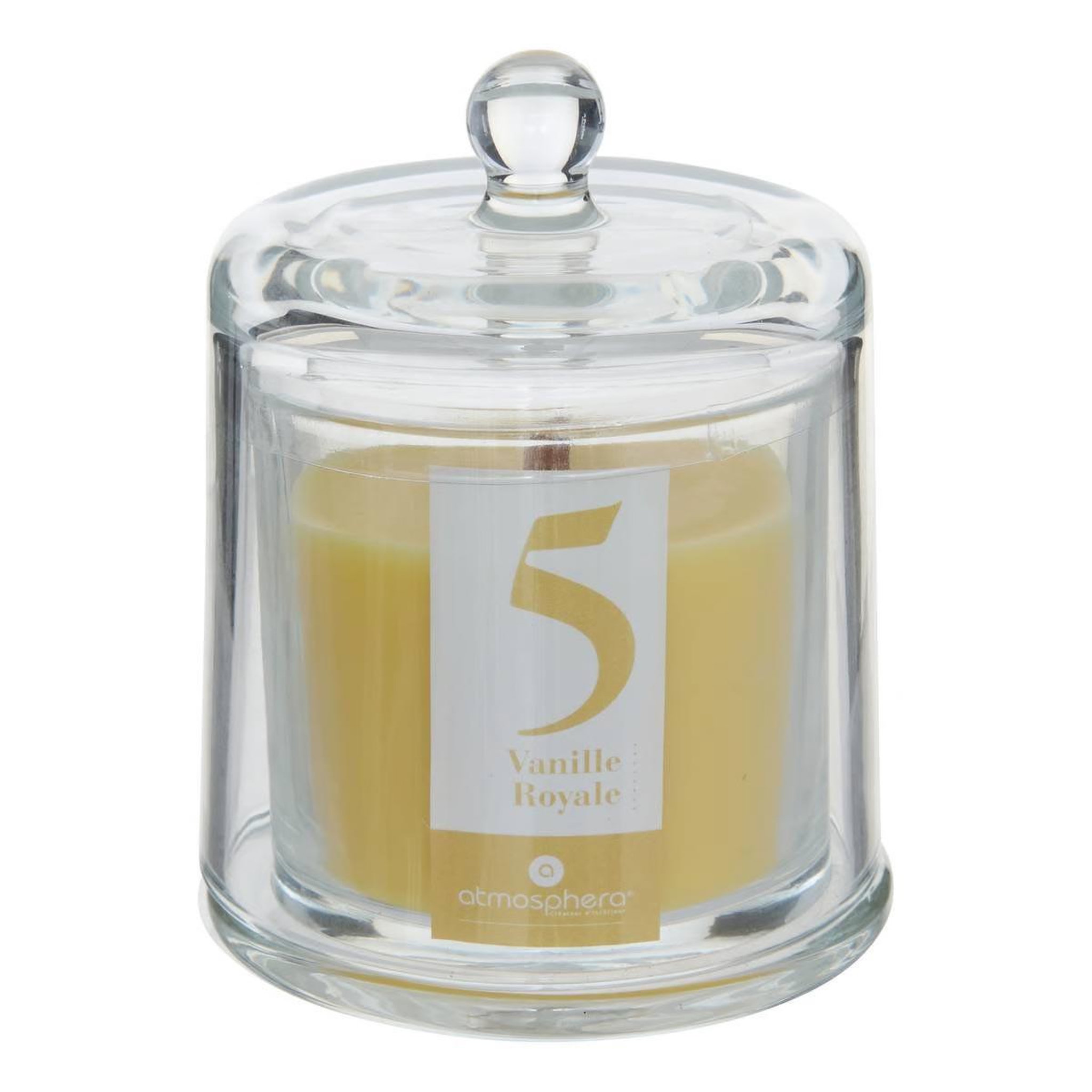 ATMOSPHERA Bougie parfumée en verre  numia  240g vanille royale