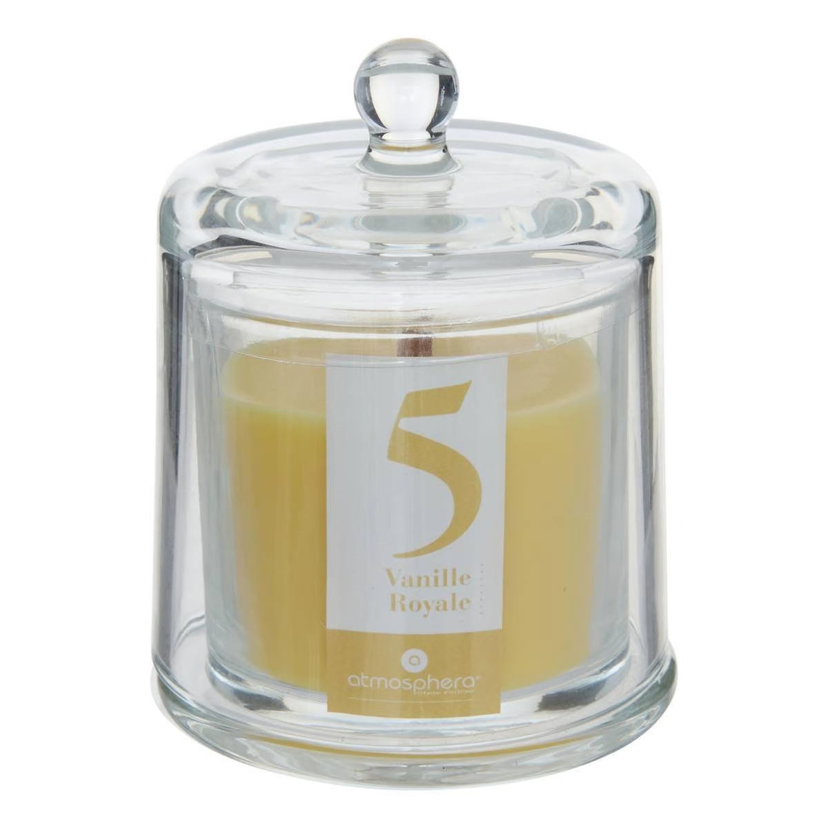 ATMOSPHERA Bougie Parfumée en Verre  Numia  240g Vanille Royale