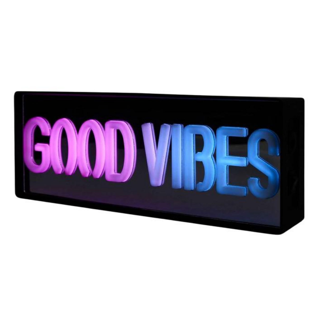 Paris Prix Lampe LED Effet Néon  Good Vibes  22cm Multicolore