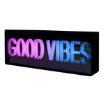 Paris Prix Lampe LED Effet Néon  Good Vibes  22cm Multicolore