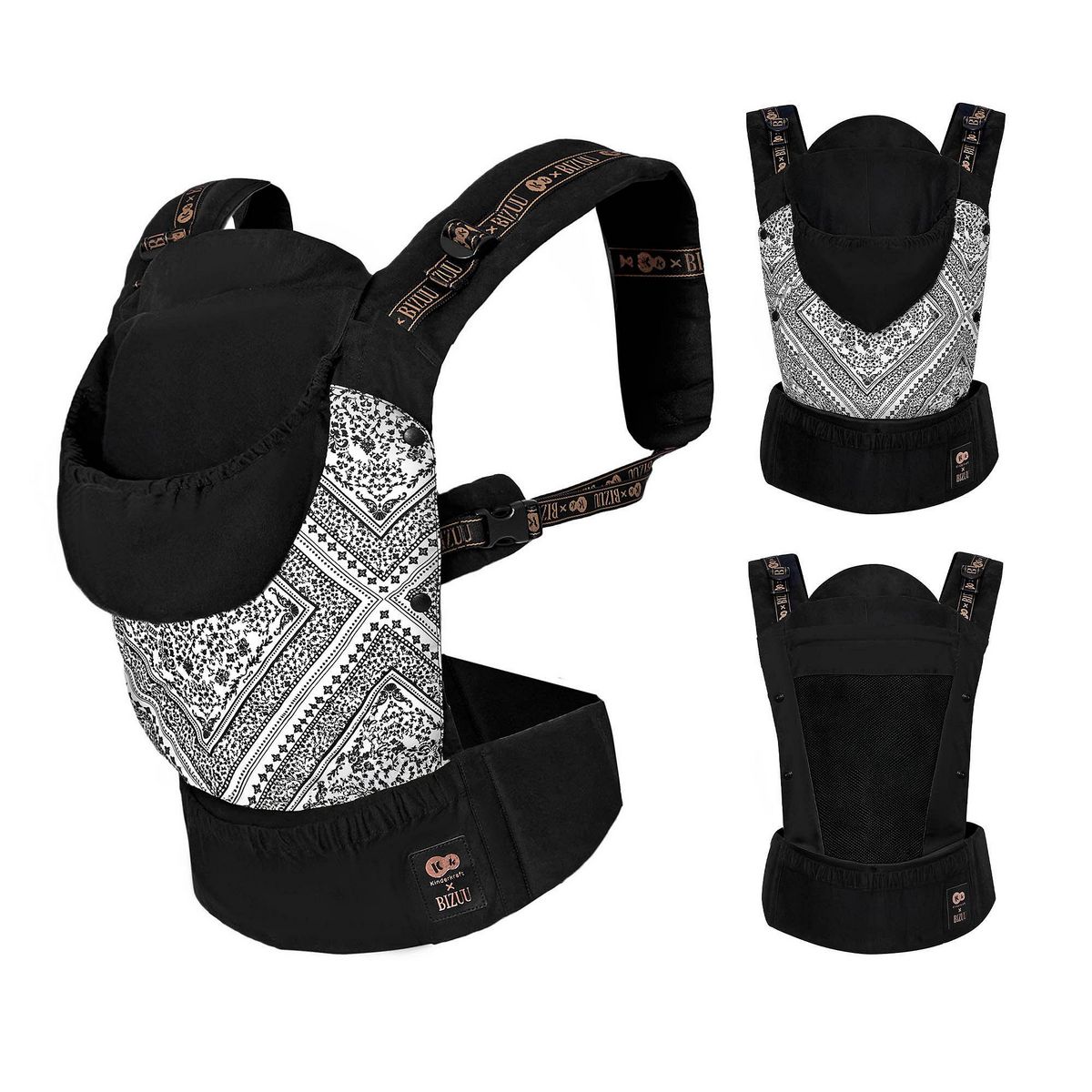 KINDERKRAFT Porte-bébé ergonomique réglable respirant