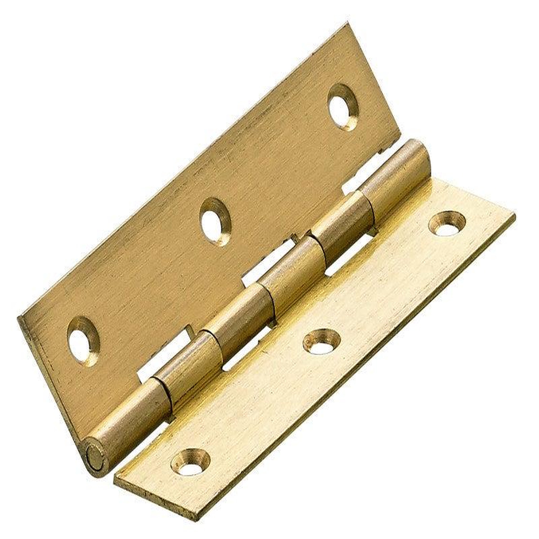 CENTRALE BRICO Lot De 2 Charnières Universelles Laiton Pour Meuble, L.100 X L.50 Mm