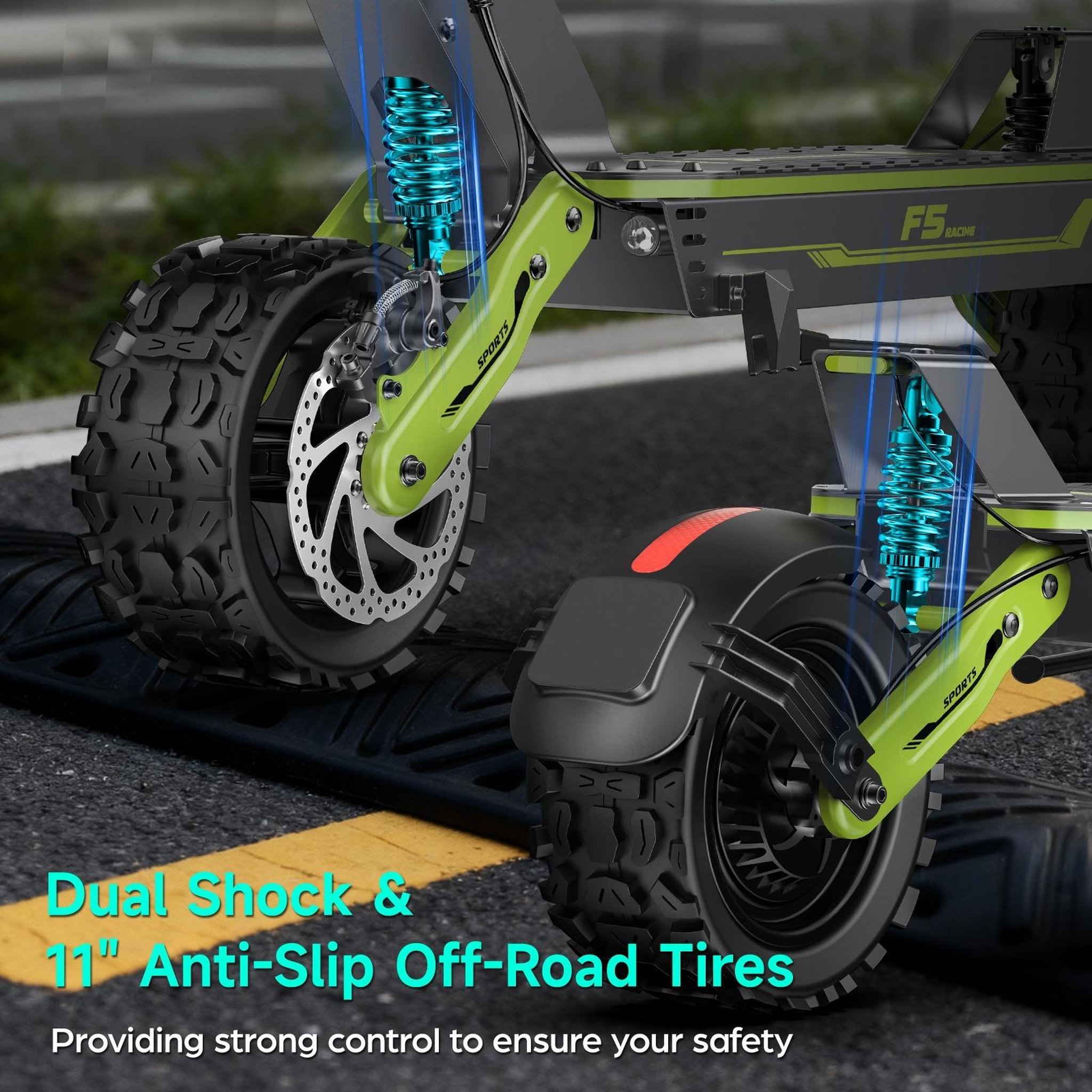 Voir la diapositive 4 : GOKEEP Trottinette électrique pliable GOKEEP F5, 11 pouces