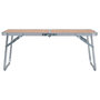 Voir la diapositive 2 : VIDAXL Table pliable de camping Marron Aluminium 60x40 cm