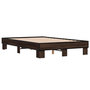 Voir la diapositive 3 : VIDAXL Cadre de lit sans matelas chene marron 120x200 cm