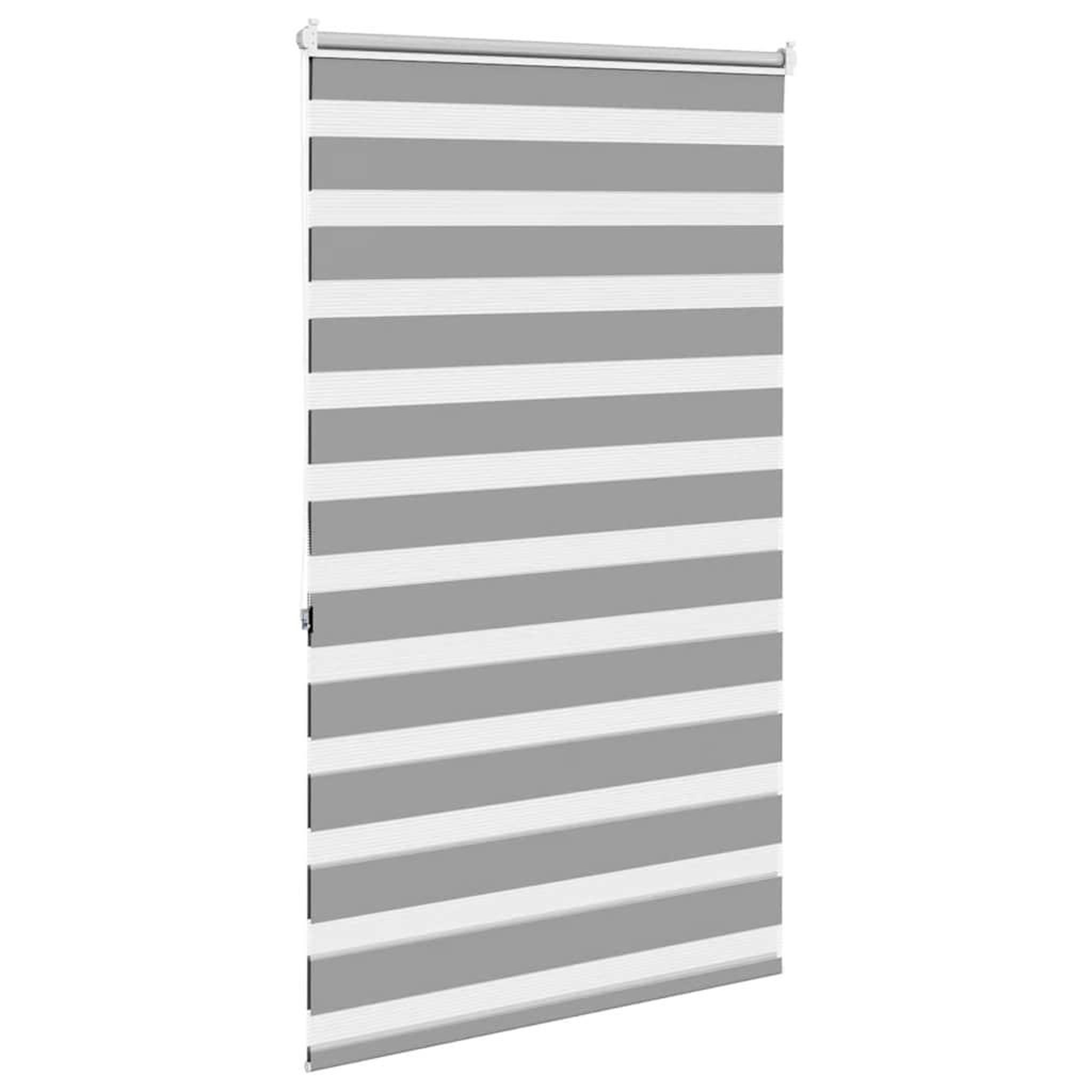 Voir la diapositive 4 : VIDAXL Store venitien zebre 100,9 x 175 cm, largeur du tissu 96,7 cm, gris