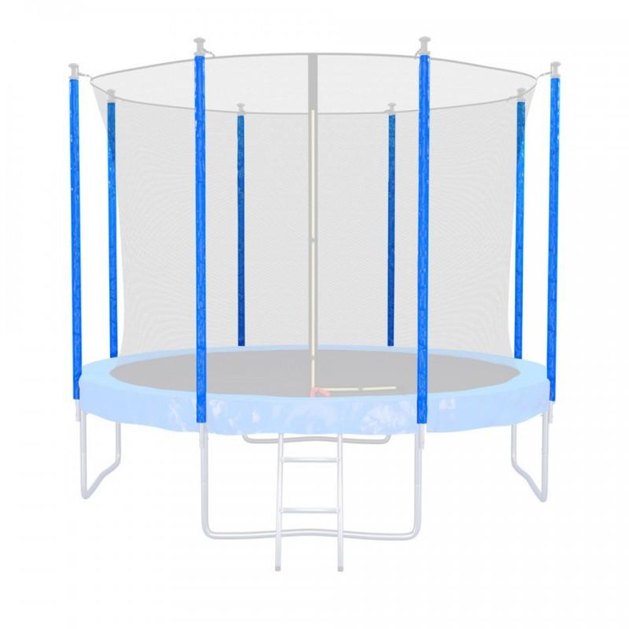 Voir la diapositive 2 : JUMP4FUN Protection pour perches de trampolines toutes tailles Pack de 8 Chaussettes universelles