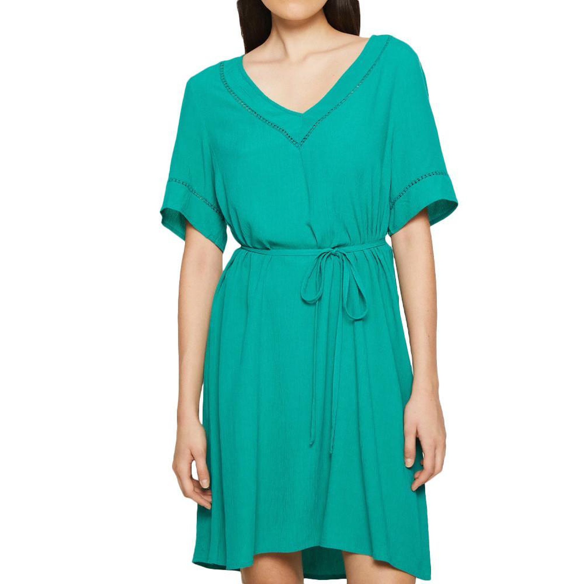 Vila Robe Vert Femme Vila Detail. Coloris disponibles : Vert