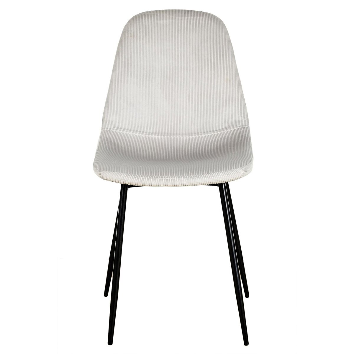 TOILINUX 2 Chaises design velours Giulia