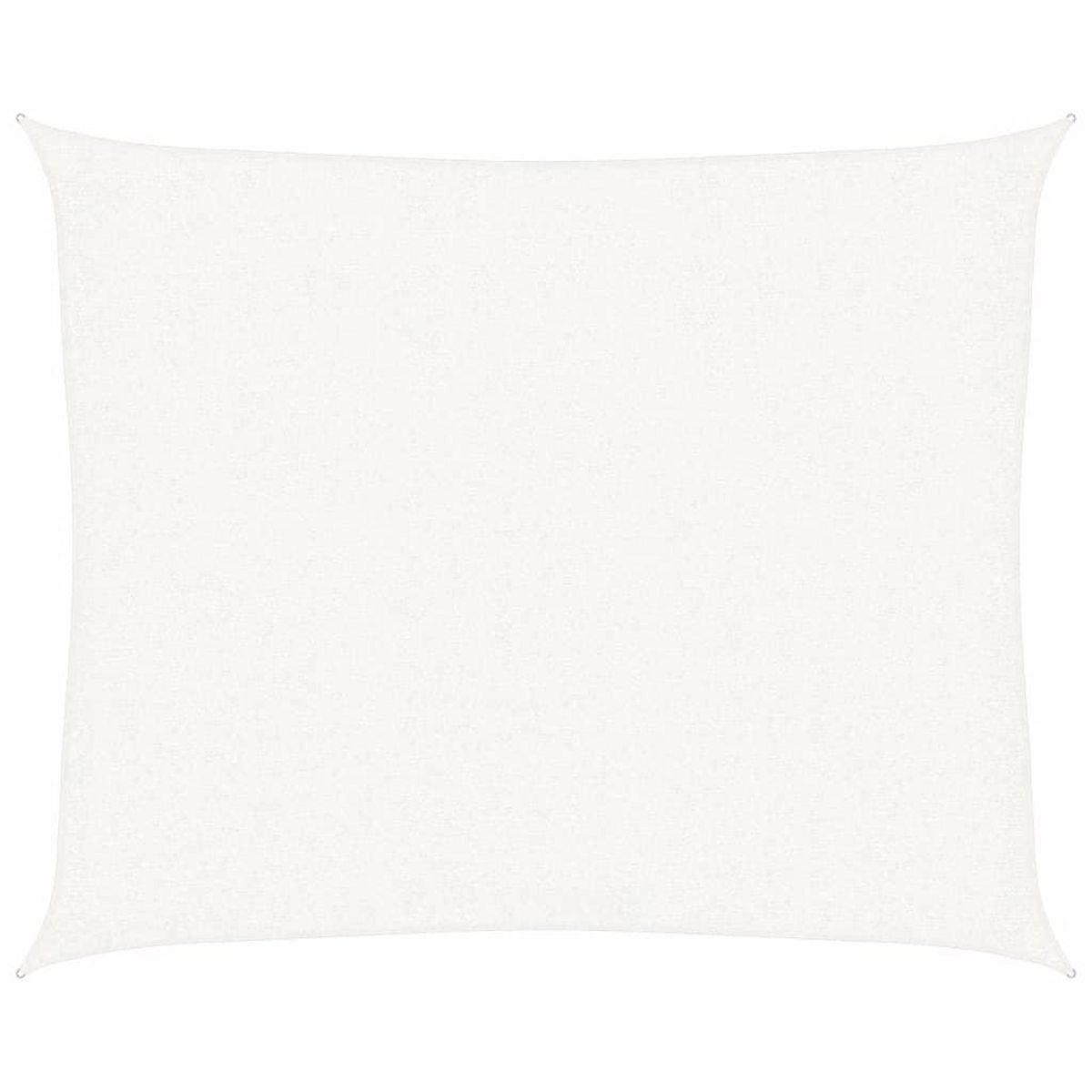 VIDAXL Voile d'ombrage 160 g/m^2 Blanc 2,5x3 m PEHD