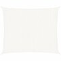 Voir la diapositive 2 : VIDAXL Voile d'ombrage 160 g/m^2 Blanc 2,5x3 m PEHD
