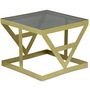 Voir la diapositive 4 : Paris Prix Lot de 3 Tables d'Appoint  Zelys  63cm Or