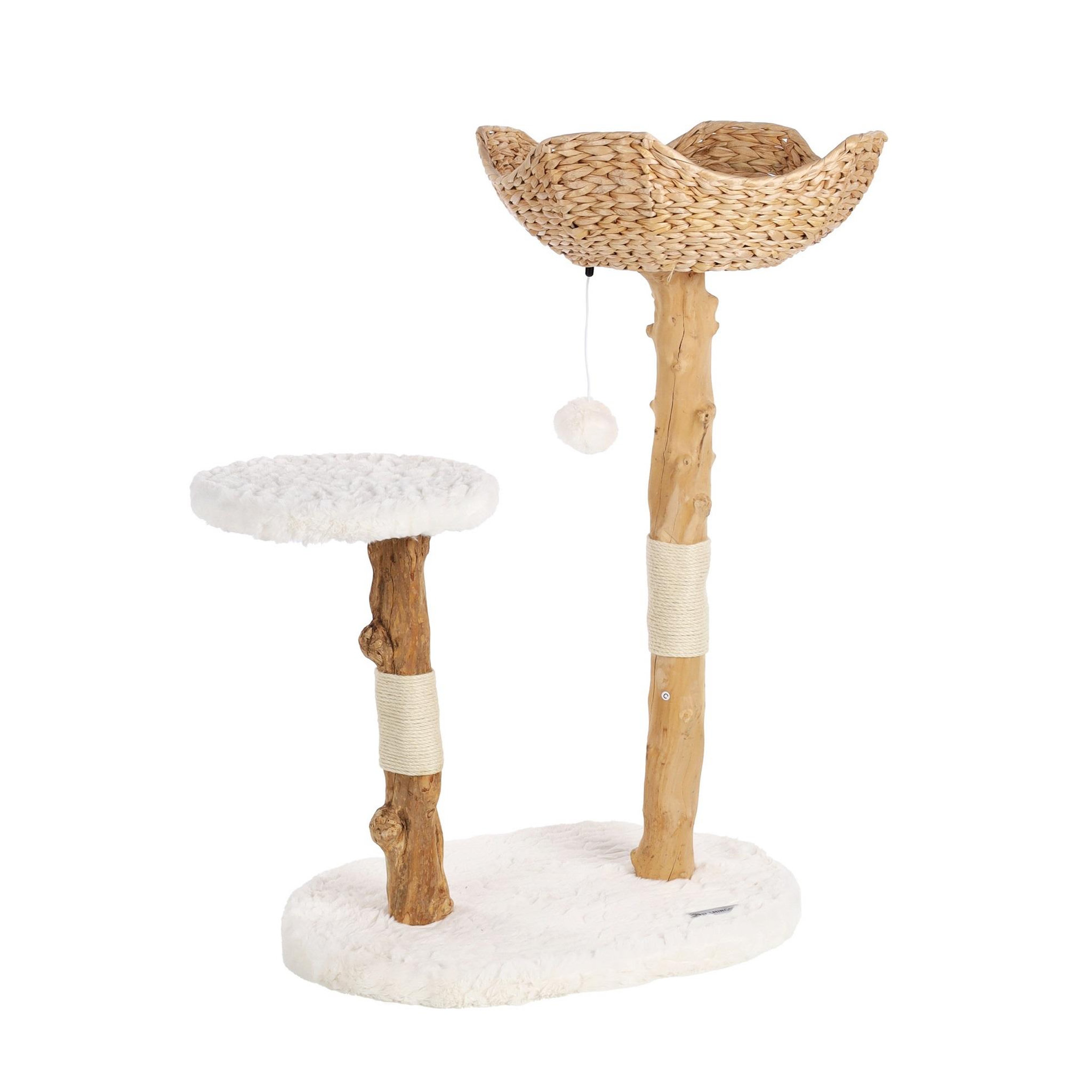 Eden Arbre a chat design avec corde et panier