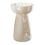 Voir la diapositive 1 : Paris Prix Vase Haut en Verre  Santorin  17cm Beige