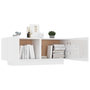 Voir la diapositive 4 : VIDAXL Table de chevet blanc brillant 100x35x40 cm bois d'ingenierie
