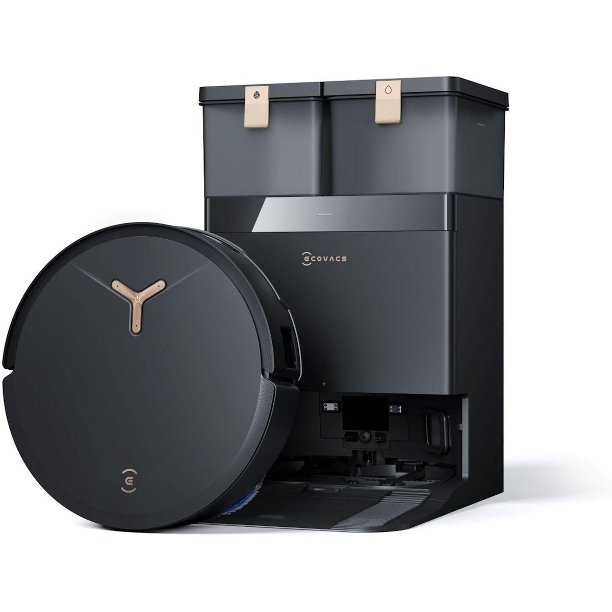 ECOVACS Robot Aspirateur Laveur Deebot T50 Max Pro Omni Gen 2 EU noir