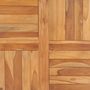 Voir la diapositive 5 : VIDAXL Dessus de table Bois de teck solide 70x70x2,5 cm