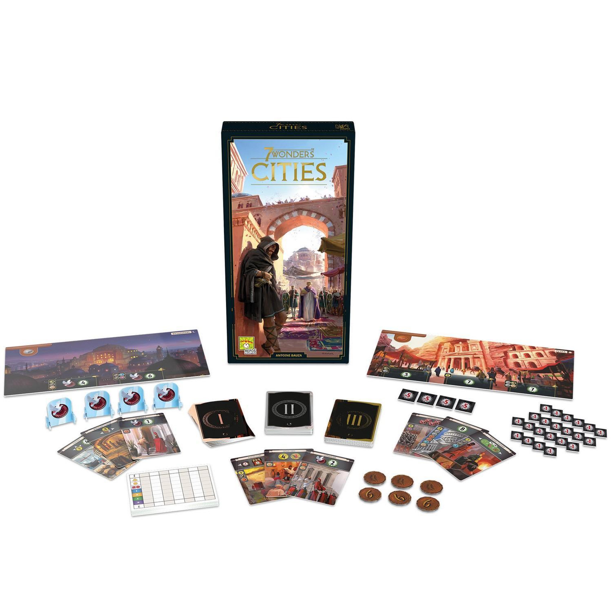 Voir la diapositive 2 : Asmodee Extension 7 wonders : Cities