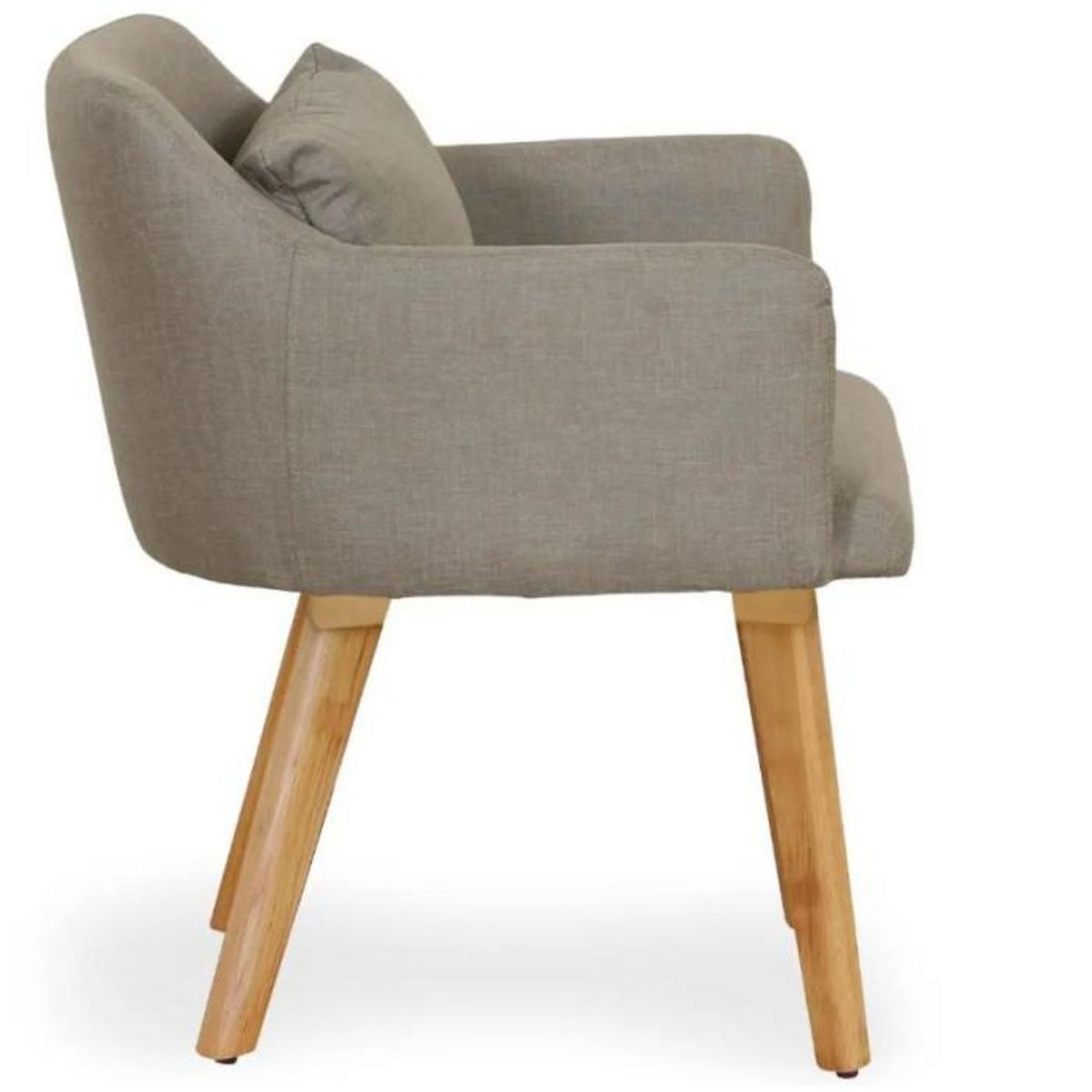 Paris Prix Fauteuil Scandinave  Alan  70cm Taupe