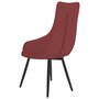 VIDAXL Chaise de canape Rouge bordeaux Tissu